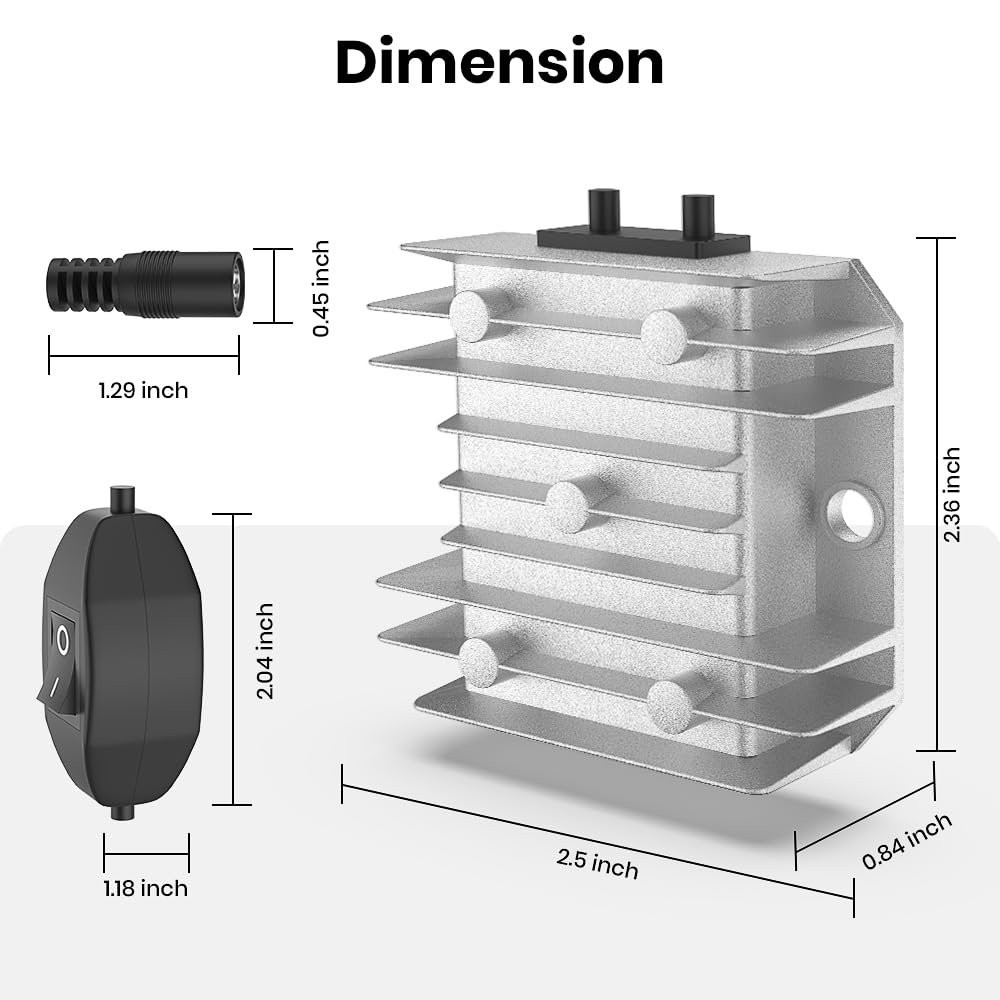 for Starlink Mini 12V Conversion Kit,12V to 24V DC Step UP Converter for Starlink Mini (EL13-O)