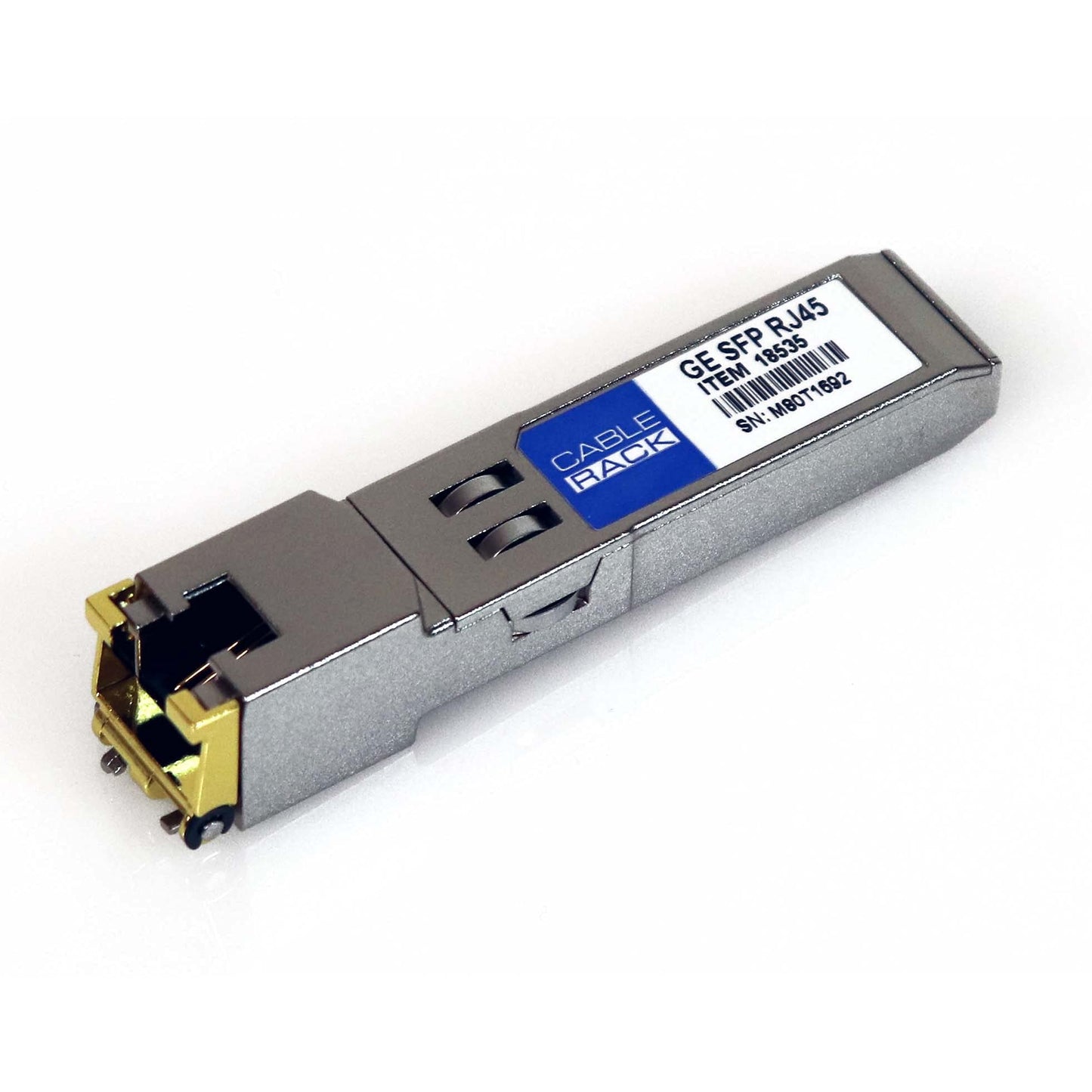 CablerRack Transceiver Module Compatible with Cisco® GLC-T SFP-GE-T 1.25Gbs Gigabit RJ45 Copper 1000BaseT SFP 10 Pack