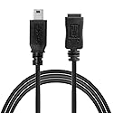 cablecc Mini USB B Type 5Pin Male to Female Extension Cable USB2.0 480Mbps 0.5m