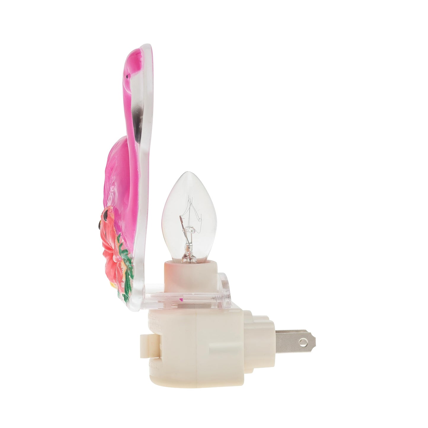 Creative Hobbies Tropical Flamingo Night Light - Includes 5W C7 and Rotational Socket with On/Off Switch