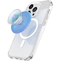 PopSockets Phone Grip for MagSafe, Magnetic Holder, Phone Stand, Blue - Opalescent Blue