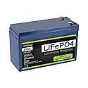 ExpertPower 12V 10Ah Lithium LiFePO4 Deep Cycle Rechargeable Battery | 2500-7000 Life Cycles & 10-Year lifetime | Built-in BMS