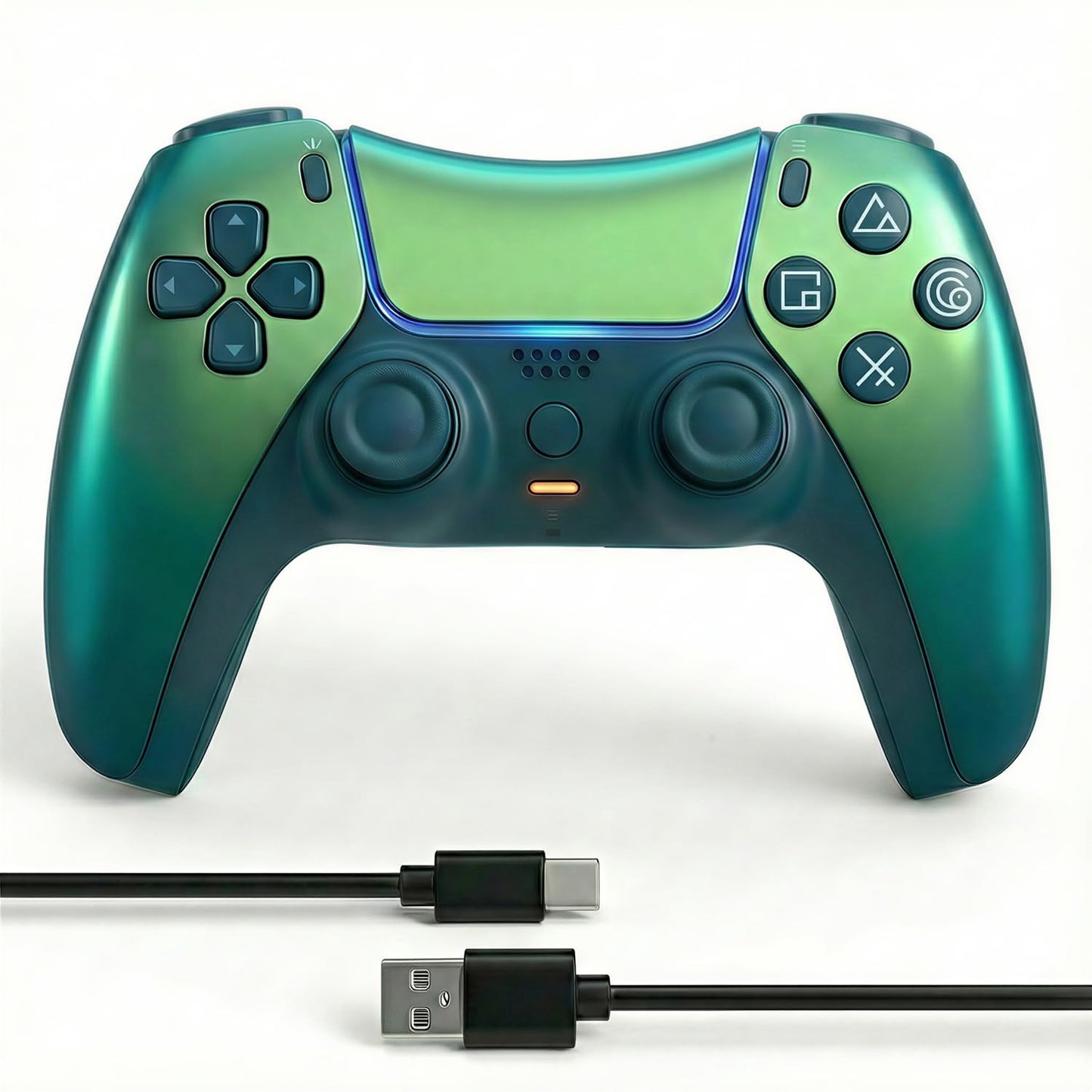 CelebFuny Wireless Controller for PS5 with 1500mAh Battery, Dual Vibration, 3.5mm Audio Jack, Speaker, 6-Axis Motion Gamepad Compatible with PS5