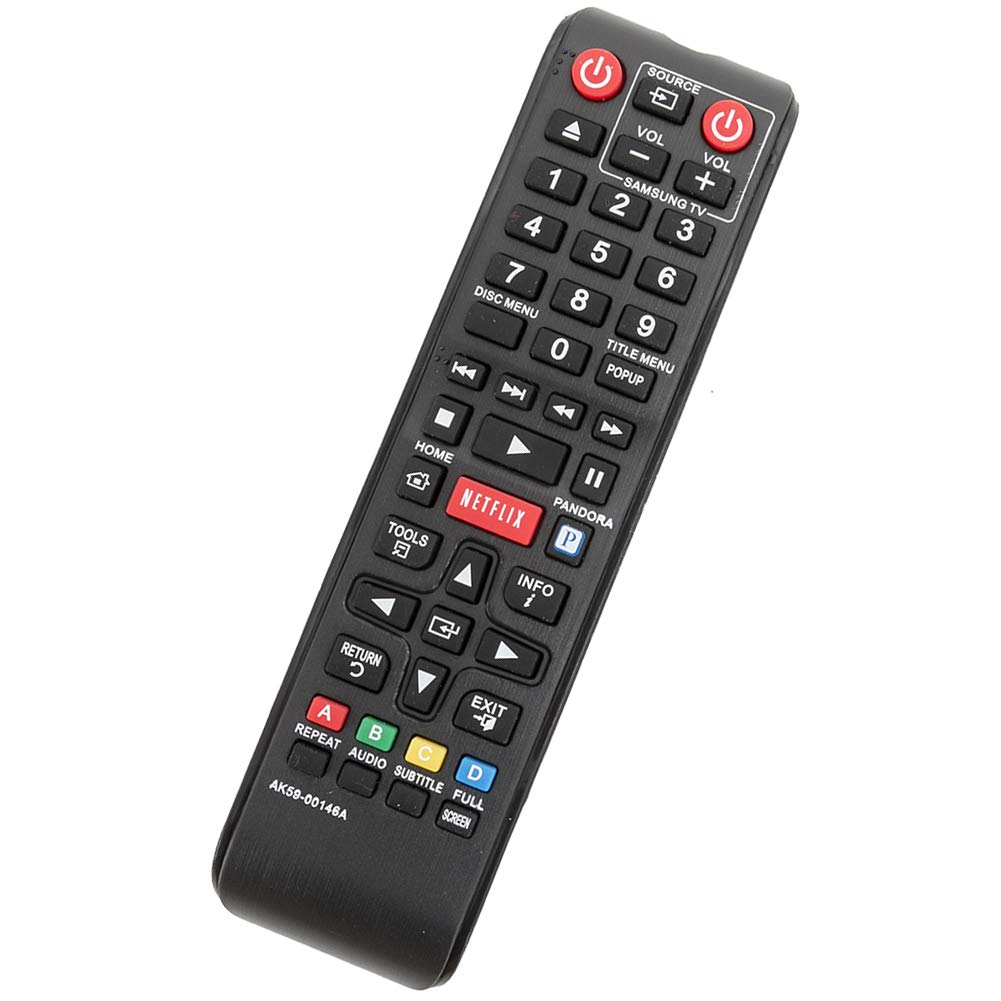New AK59-00146A Replace Remote fit for Samsung Blu-Ray DVD Player BDE5300 BD-E5300 BD-E5300/ZA BDE5300ZA BD-E5300ZA BDE5400 BD-E5400 BD-E5400/ZA