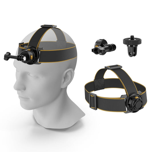 NEEWER Head Strap Mount for Action Camera, Magnetic Quick Release Head Mounted Head Belt Mount Compatible with GoPro Hero 13 12 11 10 9 8 DJI Osmo