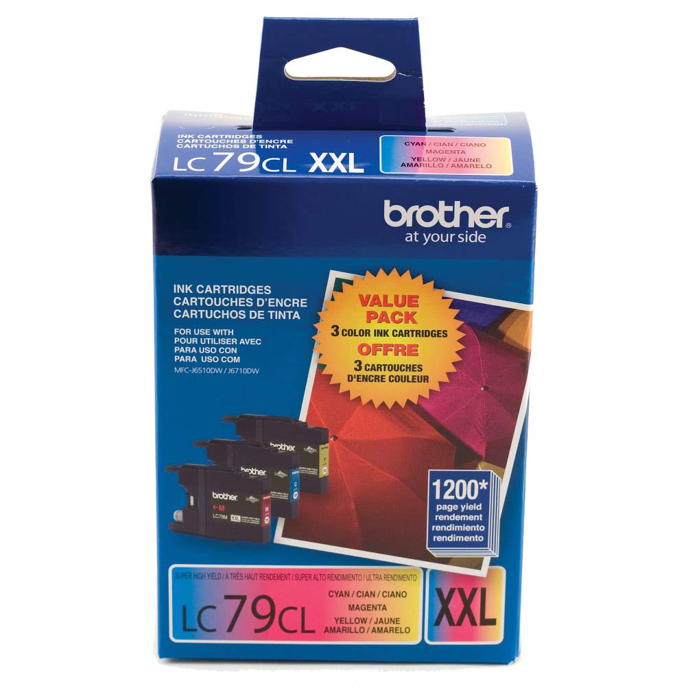 Brother 3pk Lc793pks Cyan Magenta YLW Ink for Mfc-J6510dw & Mfc-J6710dw
