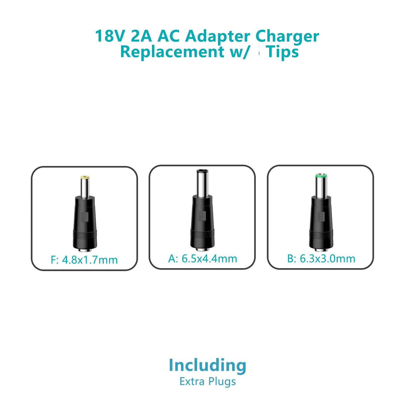 18V DC Adapter Charger Compatible for Altec Lansing Mix 2.0 Rockbox XL 2.0 IMW999, Altec Lansing IMW889 Bluetooth Speakers, Brookstone Big Blue…