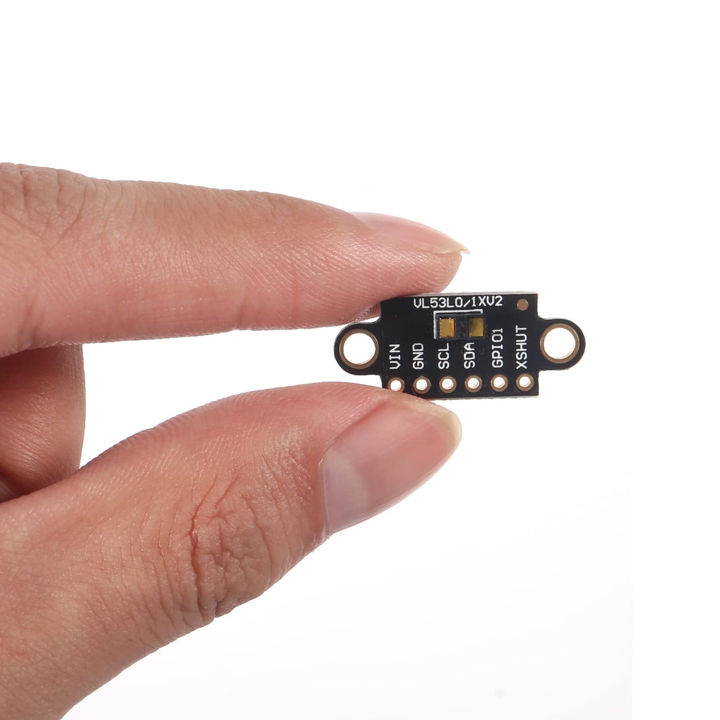 AITRIP 2PCS VL53L1X Laser Ranging Flight Time Sensor Module with Cover 3V-5V Distance 400cm Measurement Extension Board Module for Arduino