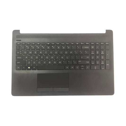 LTPRPTS Replacement for HP 15-DA 15-DB 15-DR 15-DA0053WM 15-DA0012DX 15-DA0073WM Trackpad AHS US 15.6" Laptop Upper Case Palmrest Keyboard Touchpad