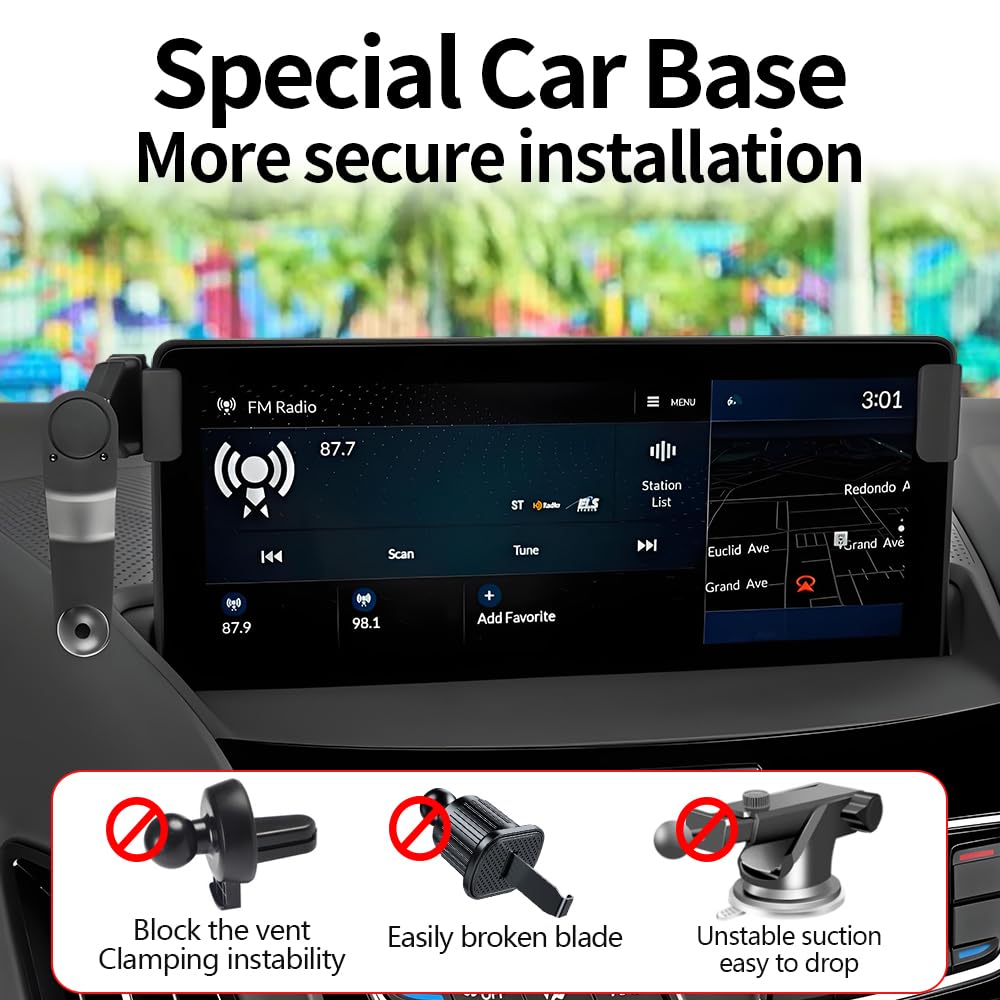 LUNQIN Car Magnetic Phone Mount for Acura RDX 2019 2020 2021 2022 2023 2024 2025 2026 Auto Interior Accessories Best Cellphone Holder Fast 15W