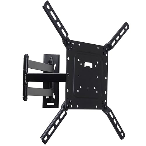 VideoSecu TV Wall Mount Bracket Full Motion Swing Out Tilt and Swivel Articulating Arm for Most 22-55 inch LCD LED 3D TV, up to 400x400 VESA ML532B