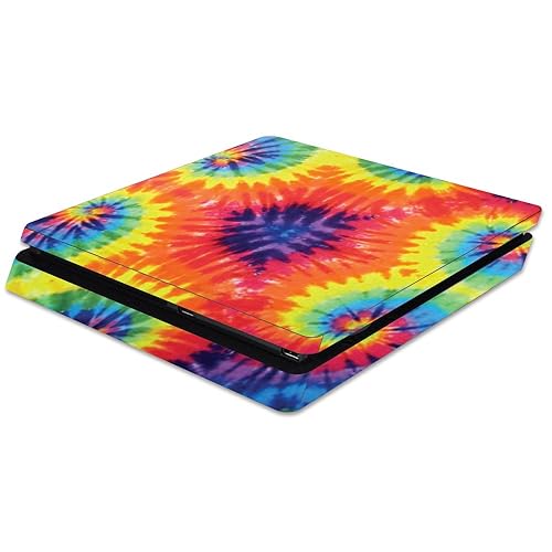 MightySkins Skin Compatible with Sony PS4 Slim Console - Tie Dye 2 | Protective, Durable, and Unique Vinyl Decal wrap Cover | Easy to Apply, Remove