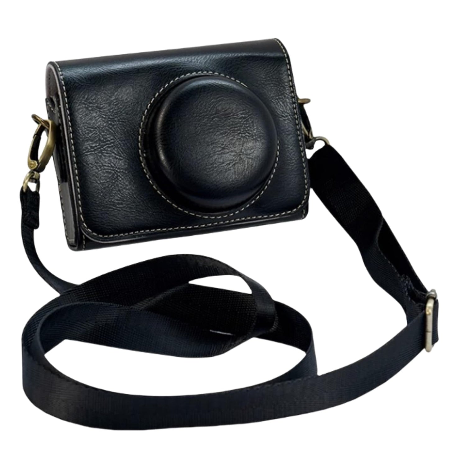 SZHSYJY ZV-1F Case,Camera Case for Sony ZV-1F/ ZV-1 II/ZV-1M2 Digital Camera,Digital camera PU leather storage bag with removable shoulder strap.
