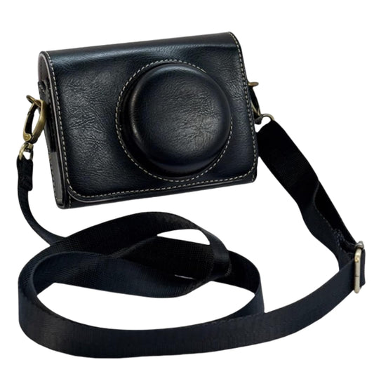 SZHSYJY ZV-1F Case,Camera Case for Sony ZV-1F/ ZV-1 II/ZV-1M2 Digital Camera,Digital camera PU leather storage bag with removable shoulder strap.
