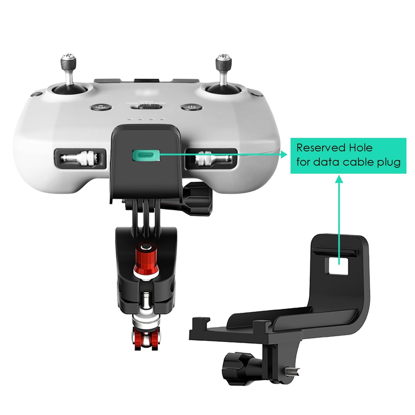 Generic XINANEE Bike Mount for DJI RC-N1/N2 Controller Handle Bar with 360 Rotatable Clamp for Action Cameras