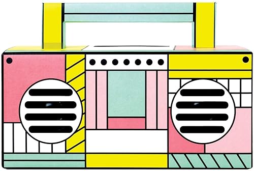 QFX BT-41-Flamingo Bluetooth Streaming TWS Ready Lightshow Speaker (Flamingo), Pink