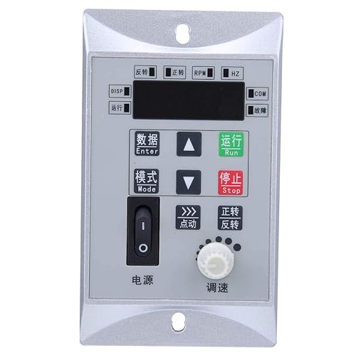 220V 220W VFD Variable Frequency Drives，Single Phase 220V Input and Output Mini Motor Governor，PWM Control Single Phases Motor Industrial Automation…