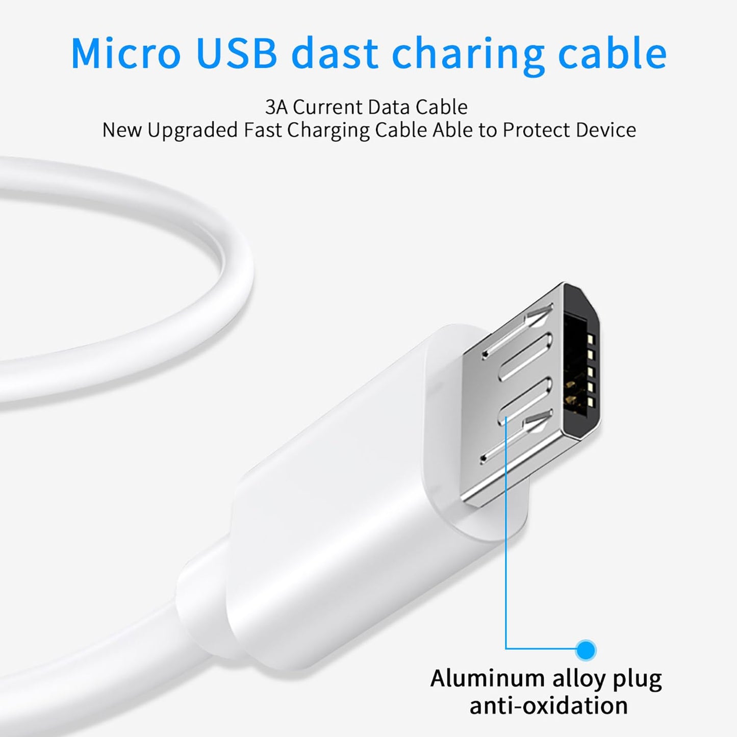 Micro Fast Charger Charging Cable fit for Lg flip Phone, Orbic Journey V, Orbic Slim, CAT S60 S41 S42 S31 B30, Freestyle Libre Reader 2 Libre 14 Day…