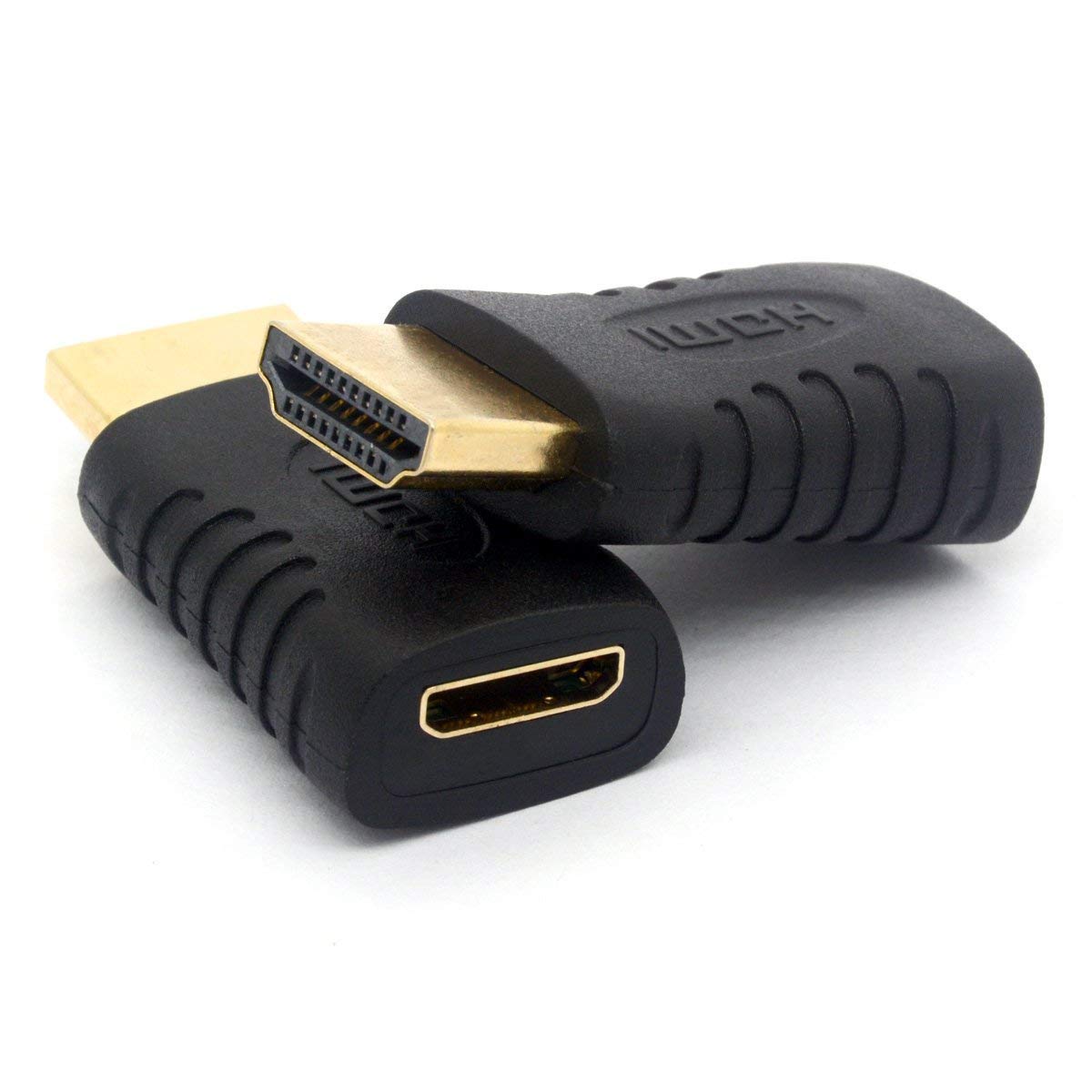 GLHONG Mini HDMI Female Connector, HDMI Male to Mini HDMI Female Adapter (HDMI Male to Mini HDMI Female)