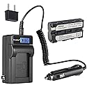 Kastar 1-Pack NP-F570 Battery and LCD AC Charger Compatible with CCD-TRV95 CCD-TRV97 CCD-TRV98 CCD-TRV99 DSC-CD100 DSC-CD250 DSC-CD400 DSC-D700