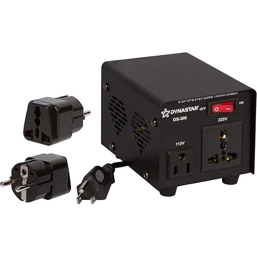 Dynastar Step Up & Step Down Voltage Converter and Transformer, 110-220 to 220-240 Volts; Heavy Duty, Extra Durable Lifetime Coil, 5-Year-Warranty…