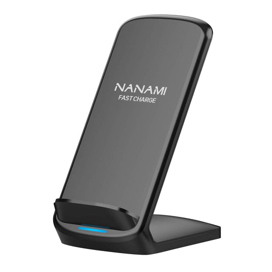 NANAMI Upgraded Fast Wireless Charger, Wireless Charging Stand Compatible with Samsung Galaxy S26/S26+/S25/S24/S23/S22/S21 & Phone Charger Dock