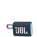JBL Go 3 Portable Waterproof Wireless IP67 Dustproof Outdoor Bluetooth Speaker (Blue Pink)