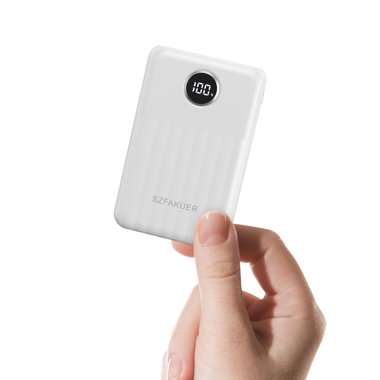 Szfakuer Portable Charger,Ultra Slim 10000mAh 22.5W Power Bank,USB C in/Output Fast Charging Mini Battery Pack Compatible with iPhone 17 16 15 14