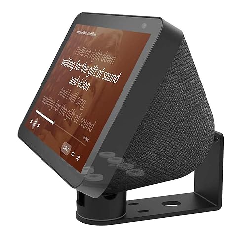 Wall Mount Stand for Echo Show 8, Aluminum Swivel Stand, Stand for Amazon Echo Show 8 & Echo Show 5, Horizontal 360 Rotation Longitudinal Angle Change