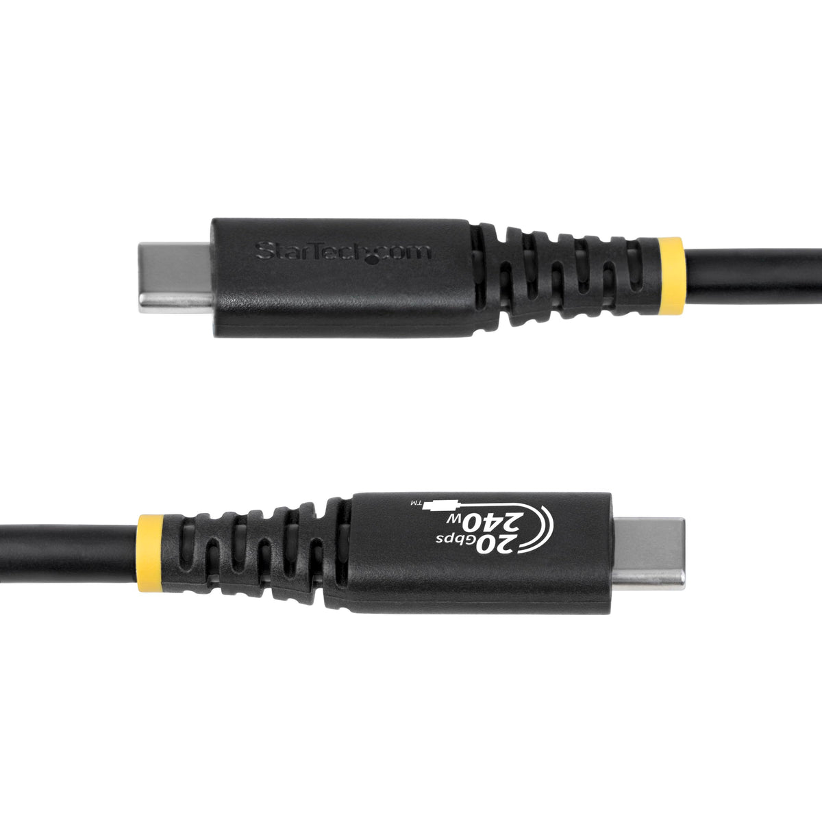 StarTech 6ft/1.8m USB4 Cable, 240W EPR, 4K 120Hz, Black (CC6FT20GUSB4TP)