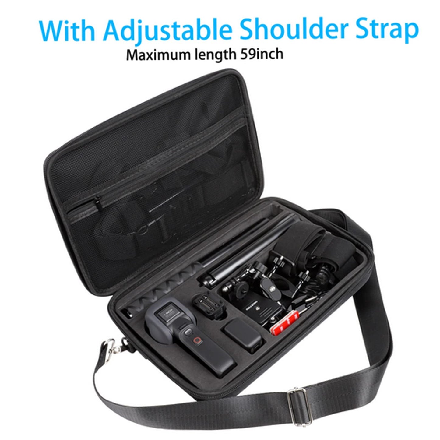 Honlyn Carrying Case Compatible with Insta360 ONE RS 1 inch,ONE RS 1-inch 360 Bag Accessories (Large Shoulder Bag)