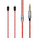 SE535 Upgrade Gold Plated Jack Cable Replacement Earbuds Exchange Cord Compatible with SHURE SE215 SE846 SE425 SE535LTD-J SE315; YINYOO PRO H5 HQ5…