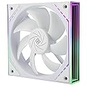 Thermalright TL-M12W CPU Fan 120mm Case Cooler Fan ARGB, 4pin PWM Connector Silent Computer Fan with S-FDB Bearing,Desktop Cooling Fan has Side ARGB