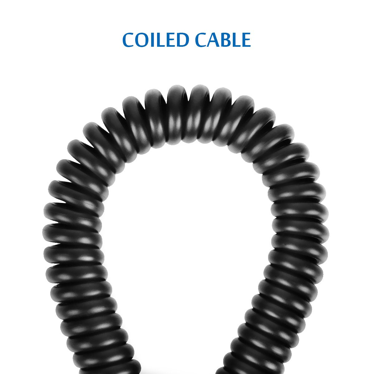 UCEC Coiled Micro HDMI to HDMI Cable, 3.2FT Retractable Cable for Laptops, Cameras, DSLRs, Camcorders, Portable Screens and Monitors