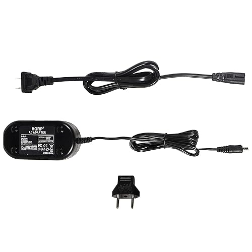 HQRP AC Power Adapter/Charger Compatible with Canon ZR850 ZR900 ZR930 ZR950 ZR960 CA-590, FS10, FS100, FS11, VIXIA HF R10, VIXIA HF R100, VIXIA HF