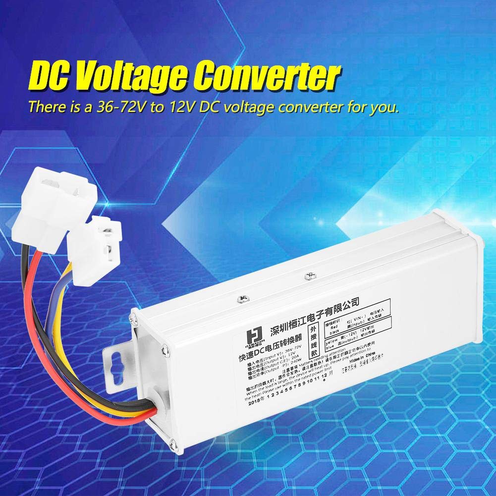 240W DC DC Converter 36-72V to 12V 20A Step Down Voltage Regulator Power Supply Module for Industrial Use