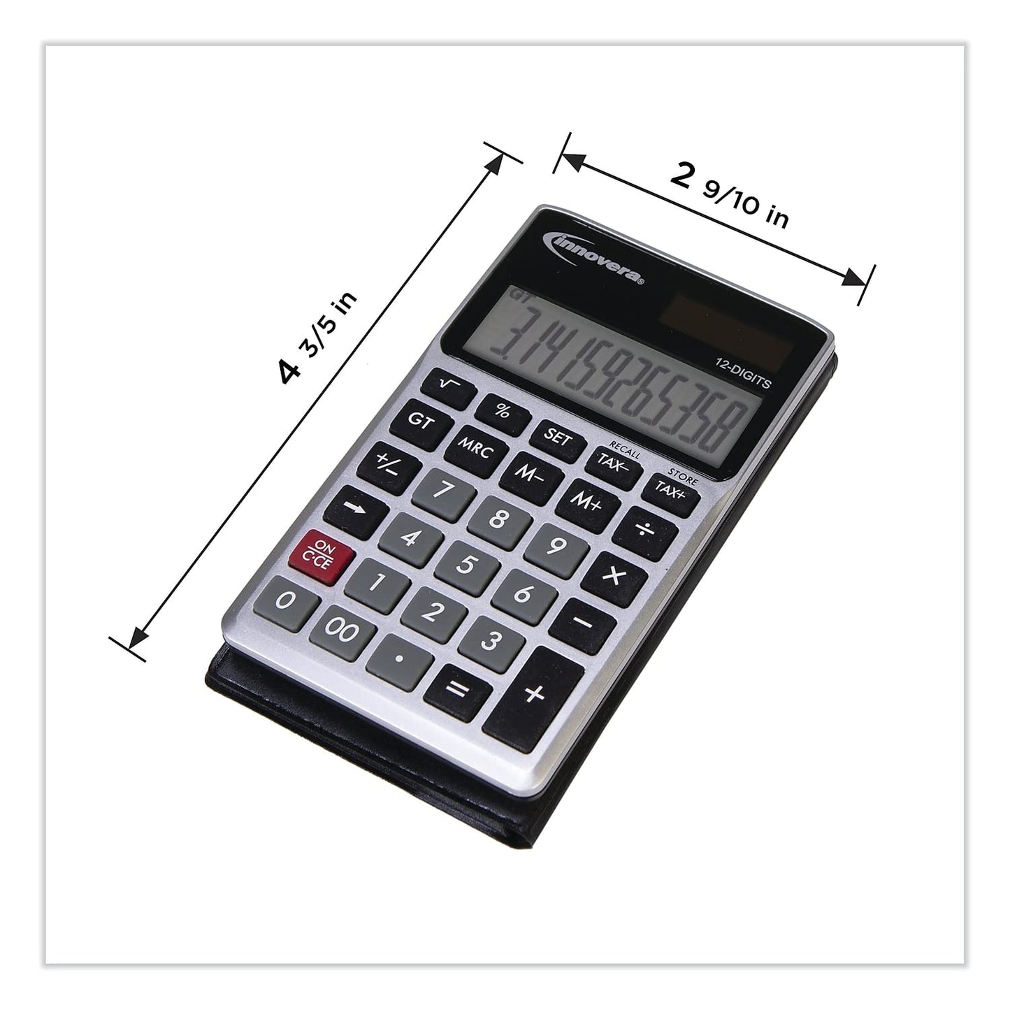 INNOVERA 15922 Handheld Calculator, 12-Digit LCD