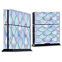 IT'S A SKIN Wrap Compatible with PS4 (R) Sony (R) Playstation (R) Console - Decals Vinyl Stickers Overlay - Mermaid Scales Blue Pink