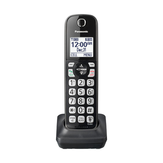 Panasonic Cordless Phone Handset Accessory Compatible with KX-TGD562 / KX-TGD563 / KX-TGD564 Series Cordless Phone Systems - KX-TGDA51M (Metallic
