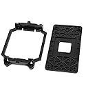 uxcell a13121900ux0265 a13121900ux0265 AMD Plastic CPU Fan Stand Bracket Base Black with Four Screws for AM2 AM3 Socket, Plastic