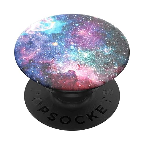 PopSockets Adhesive Phone Grip, Holder, Phone Stand, Blue - Blue Nebula
