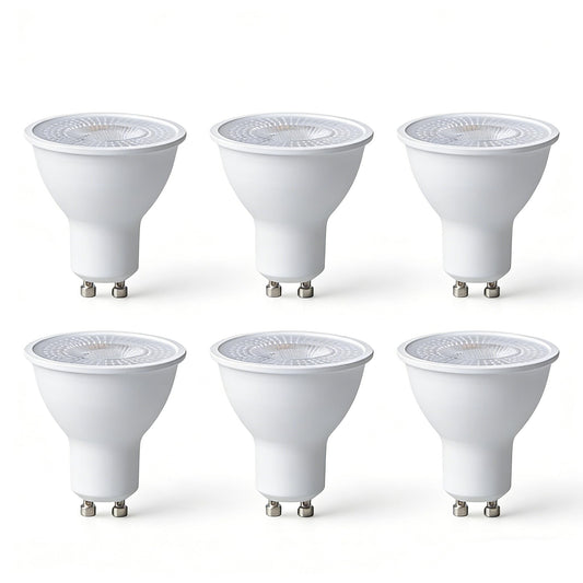 LED Dimmable GU10 Bulbs, 5.5W=50W, 38° Beam Angle, 500lm, LED Reflector Floodlight Bulb, LED Spotlight for Track Lighting, Kitchen, Range Hood, Living