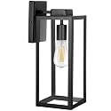 hykolity Large Size Outdoor Wall Lights,16 Inch Outdoor Wall Lantern, Waterproof Exterior Wall Sconce, Anti-Rust Wall Mounted Lighting with Glass