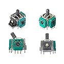 ElecGear 4x Replacement Joystick (EL4 ALPS) + 4x Drift Fix PCB for Xbox Controller, Analog Stick Controller Sensor Assembly Thumbstick Module for Xbox