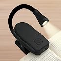OMATAT Clip on Book Light, 3 Color Temperatures Stepless dimming Reading Lights for Books in Bed with 360° rotatable Clip-on Reading Light for Travel