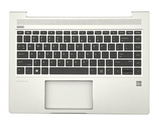 RenBang Tech Replacement for HP Probook 440 445R G6 440 445 G7 Laptop Upper Case Palmrest with Non-Backlit Keyboard Assembly L44589-001 L65225-001