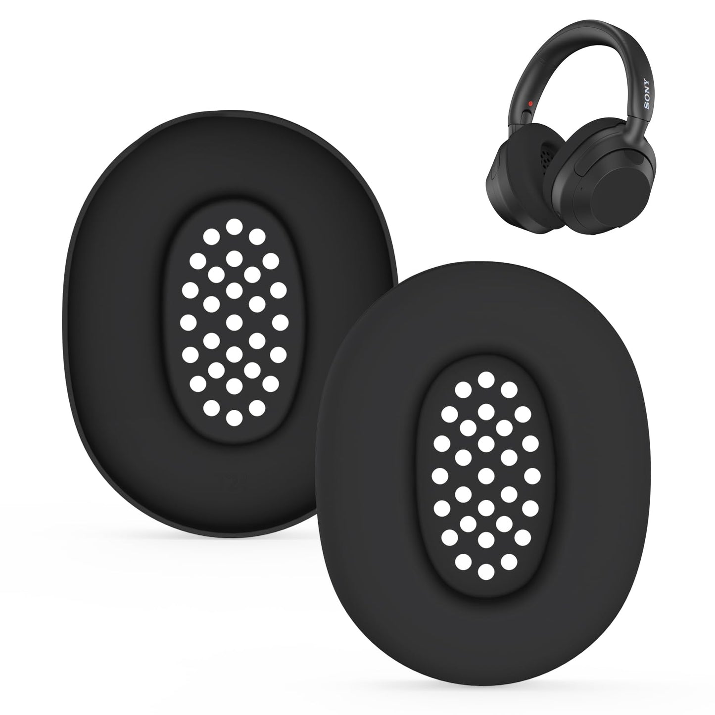 Silicone Earpads Case Cover for Sony ULT WEAR,Anti-Scratch Washable Earpads Case for Sony ULT WEAR Bluetooth Headphones Accessories Soft Silicone