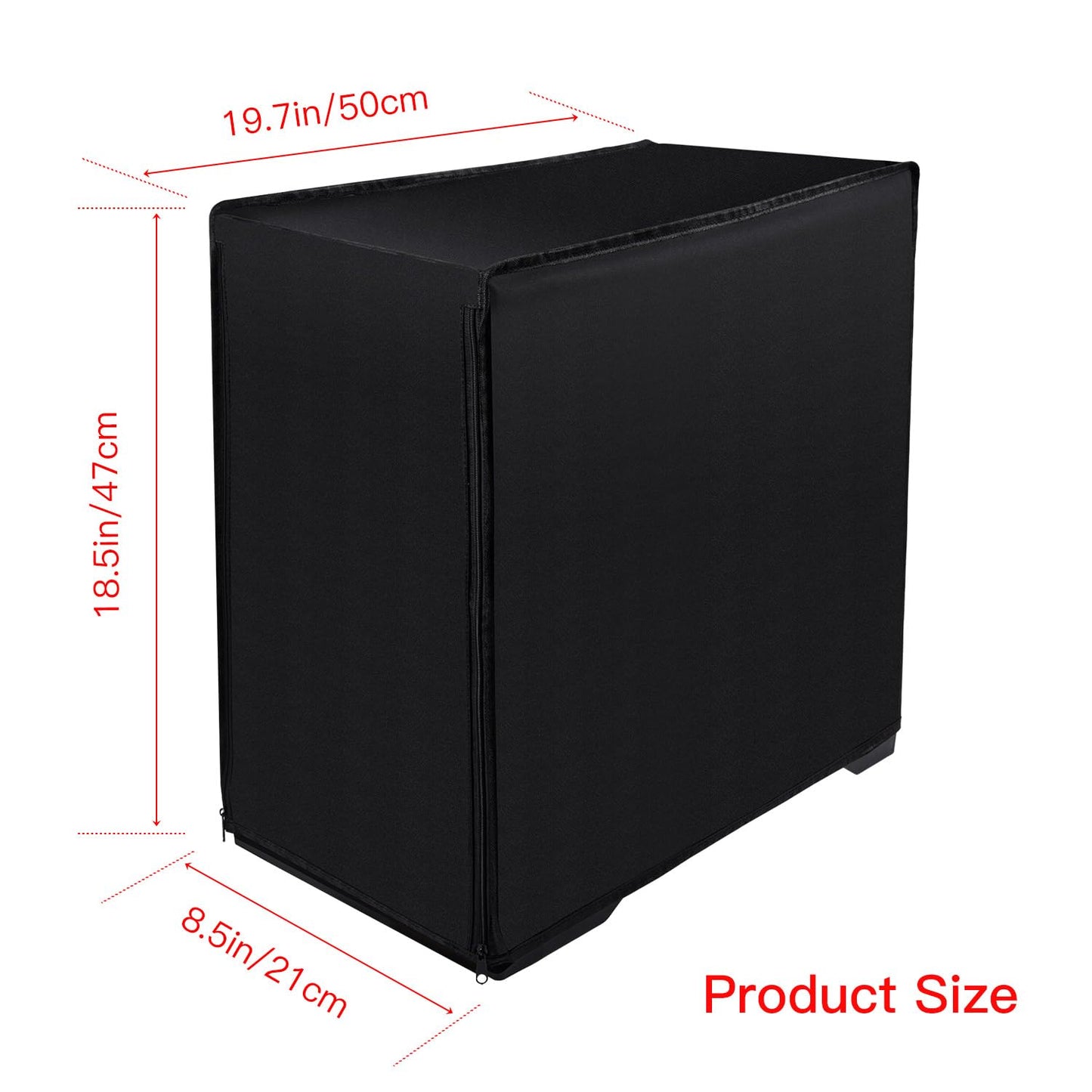 Computer CPU Dust Covers PC Dust Protection,Waterproof Scratch Resistant Host Computer Case for Most Computer(8.5W x 18.5H x 19.7D inch)