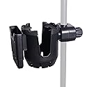 EASICOZI Microphone Stand Cup Holder with Phone Holder, Universal 2-in-1 Drink Bottle Holder for Music Mic Stand