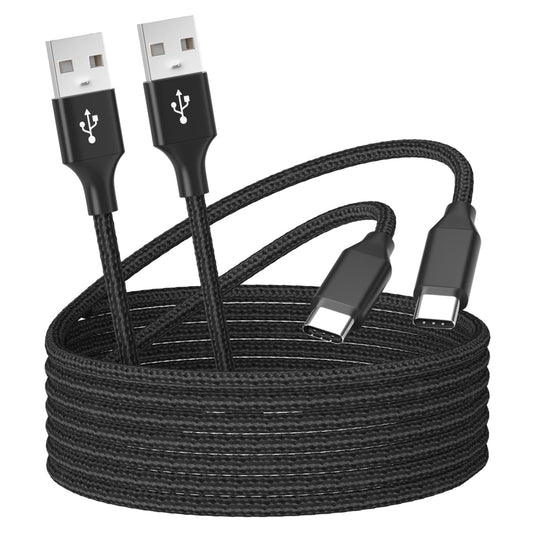 2 Packs 6ft USB C Cable for Fire Tablets (All-new HD 10 9th 10th 11th Generation,7 Kids Edition 2019 2021,HD 8,8 Plus 2020 2022 Release).Type-C
